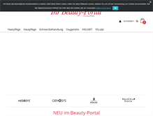 Tablet Screenshot of lp-beauty.de